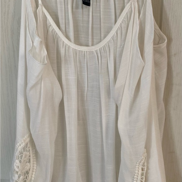 BCX Off Shoulder Long Sleeve Top With Bell
Sleeve Cold Shoulder Blouse / Top - Picture 3 of 6